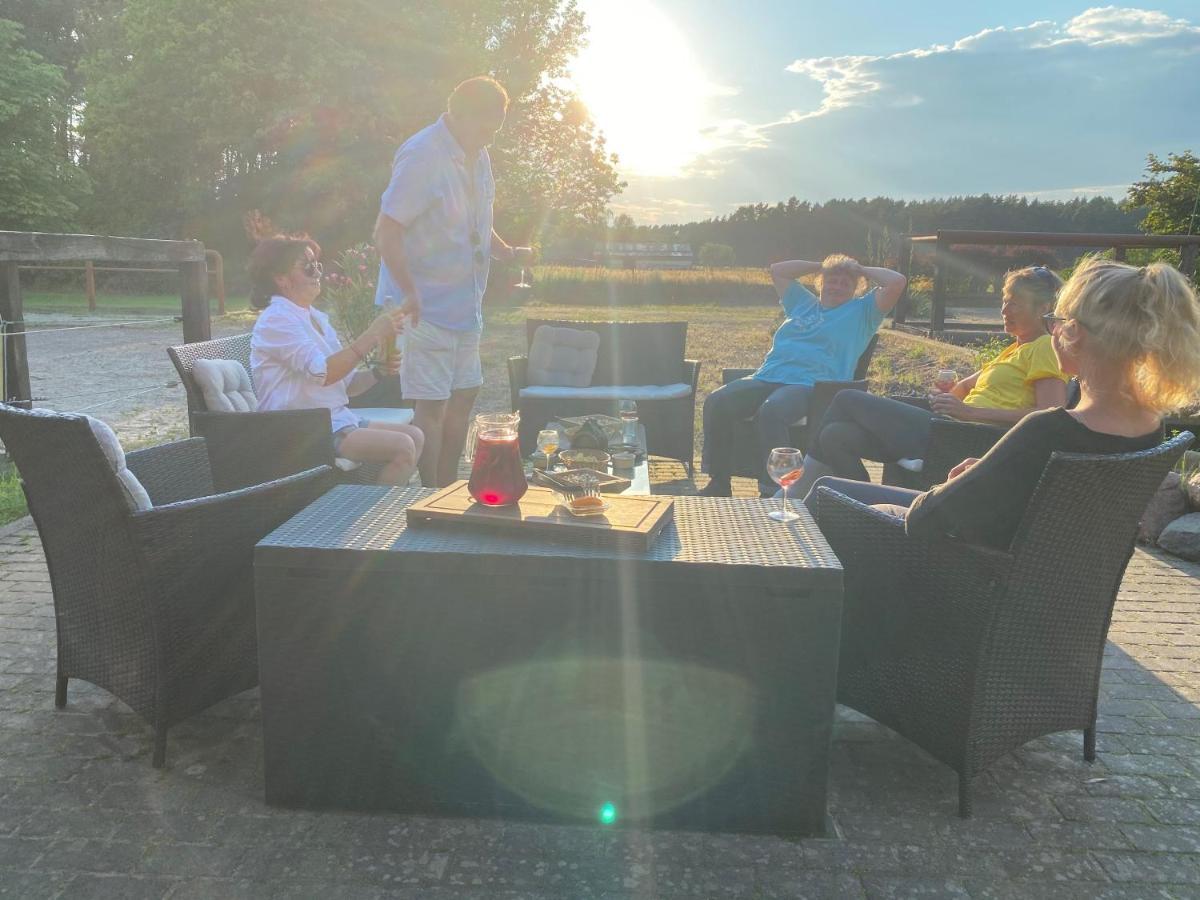 Ferienwohnung Auf Pferdehof Dreetz Esterno foto