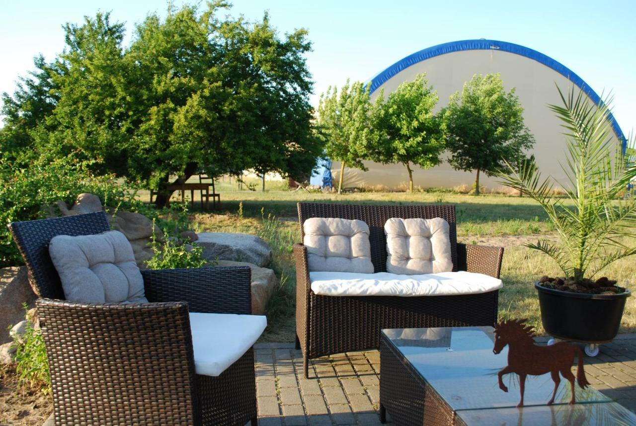 Ferienwohnung Auf Pferdehof Dreetz Esterno foto